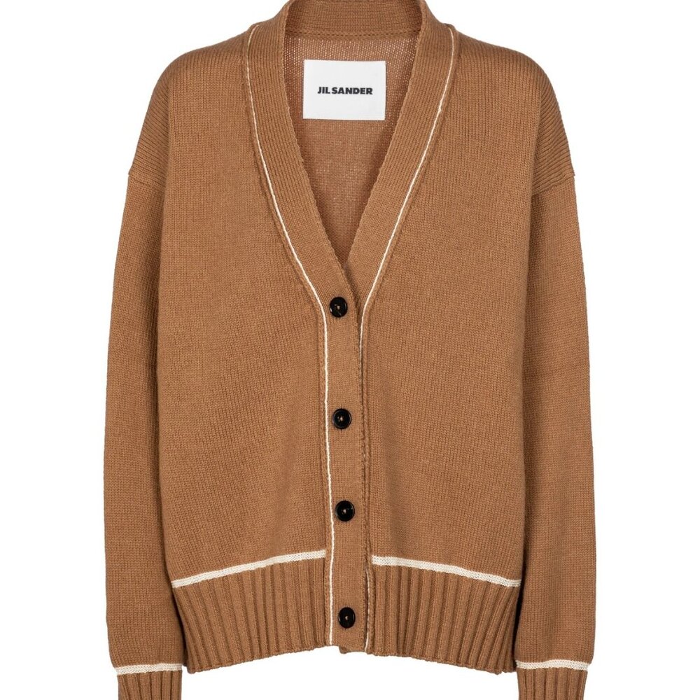 Jil Sander alpaca blend cardigan